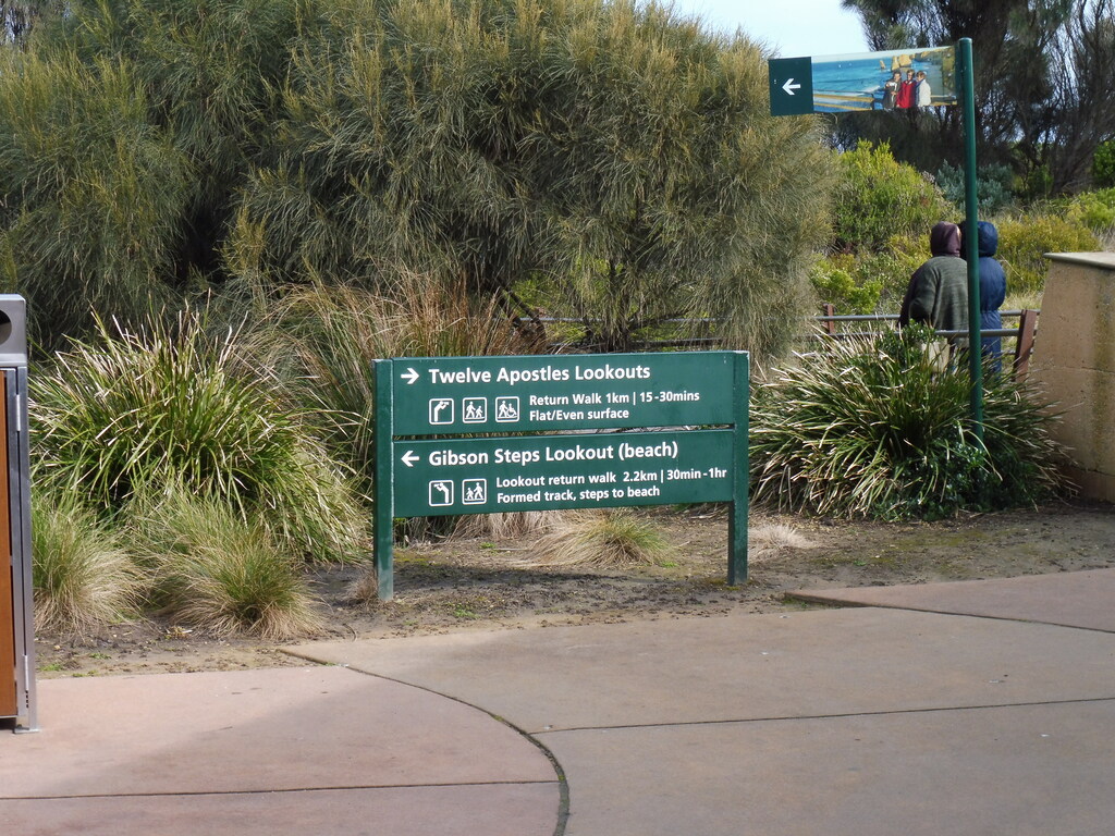 Wayfinding at the Twelve Apostles lookouts