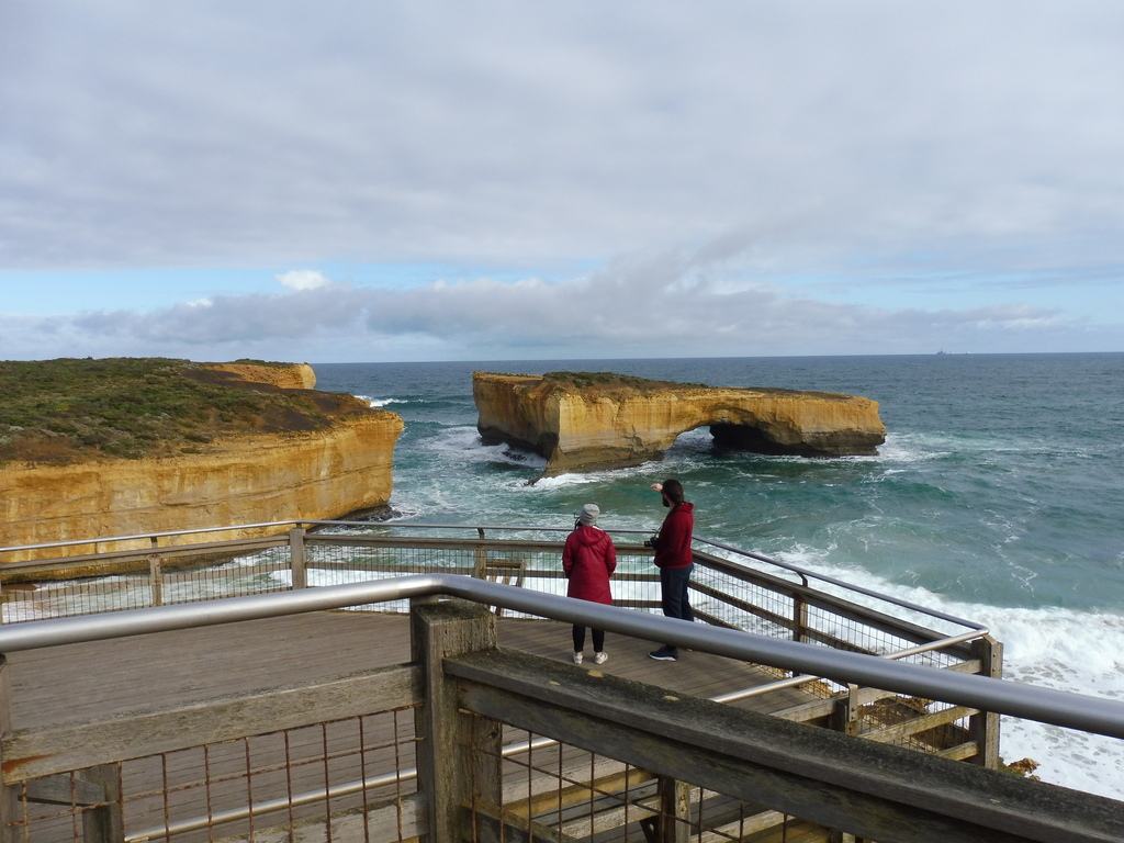 Coastal lookout on the Great Ocean Road