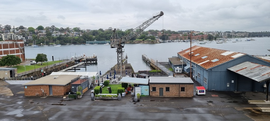 Wharf and heritage crane, Cockatoo Island