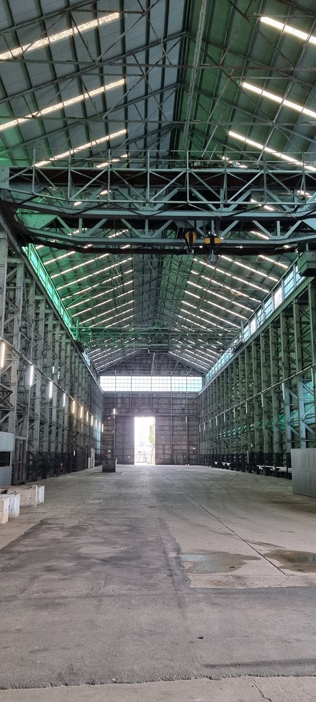 Industrial shed interior, Cockatoo Island